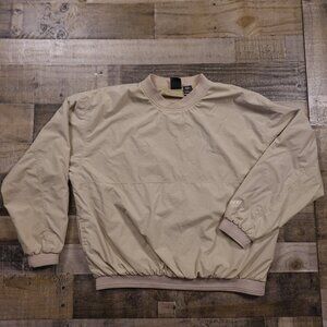 Vintage USA Olympics Nylon Pullover Windbreaker Men’s XL Beige